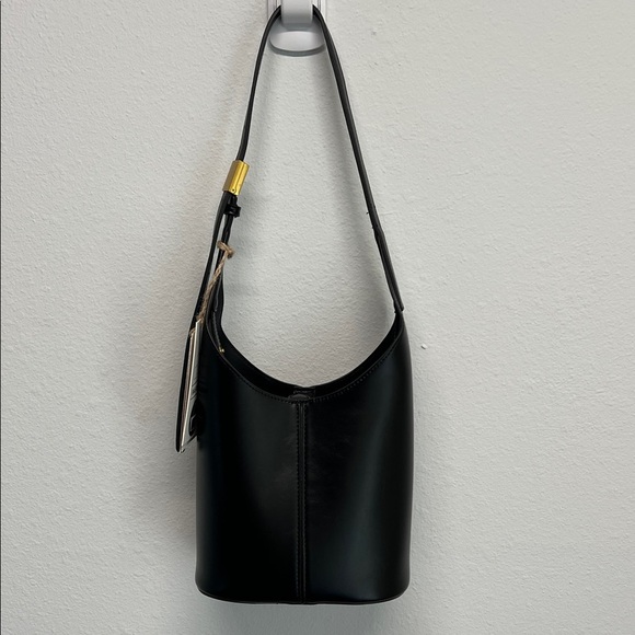 Antik Kraft Handbags - Antik Kraft |  Black Faux Leather Shoulder Bag